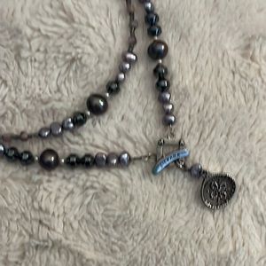 Gorgeous Silpada 36” freshwater Pearls and Crystal necklace